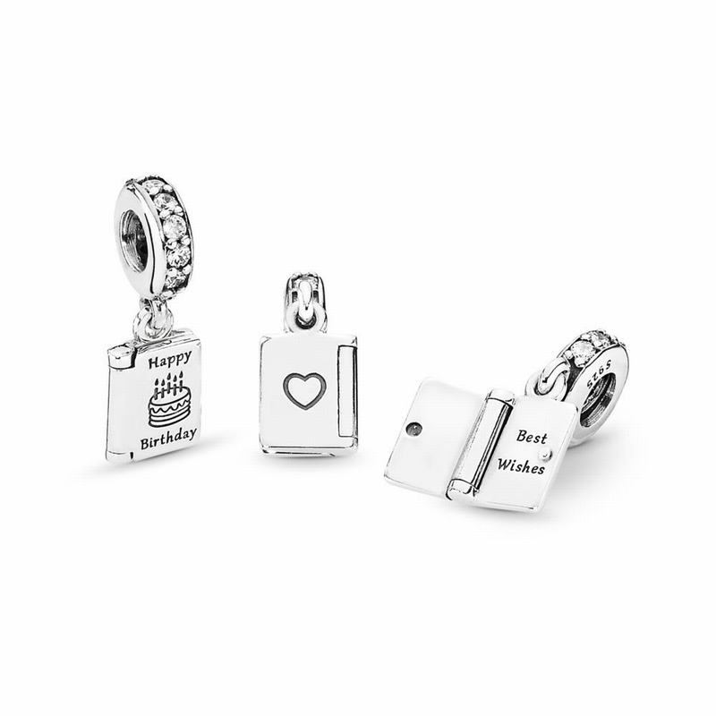 Pandora Birthday Wishes Dangle Charm Silver Egypt AL2061349